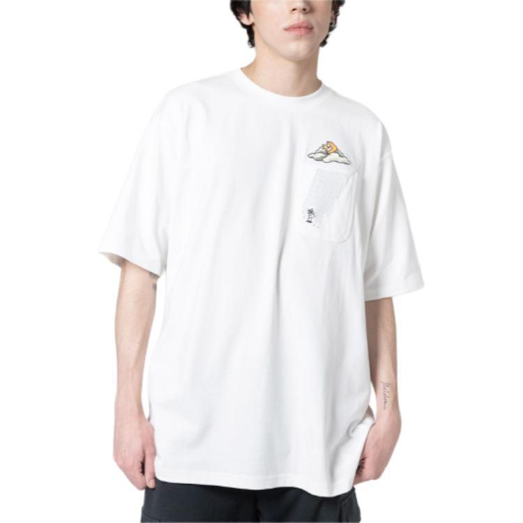 Converse Novelty Cloud Pocket Tee Asia Sizing 'White' Men's 10025038-102