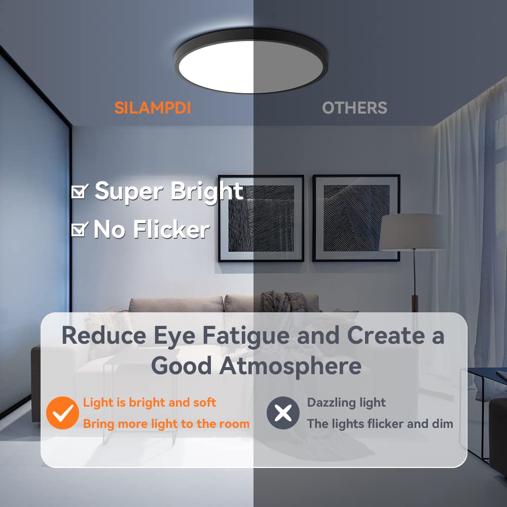 Surface Mount Led Ceiling Light 220V 26CM 33CM 40CM Big Size Ceiling Lamp for Living Room Bedroom Kitchen