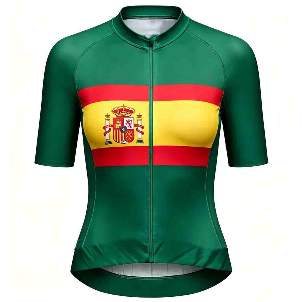 Spain Ropa De Ciclismo Short Sleeve MTB Cycling Shirts Shorts Men Maillot Ciclismo Summer Breathable Cycling Suit Set 2026
