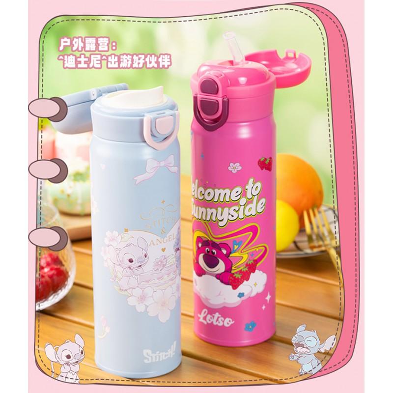 Kids Insulated Stainless Steel Water Bottle With Straw Lid 480ml School Travel Outdoor Use