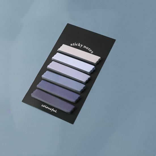 Цветной блокнот Morandi, одноцветный индекс, липкие заметки, заметки для сообщений N раз, липкие студенческие стационарные канцелярские товары