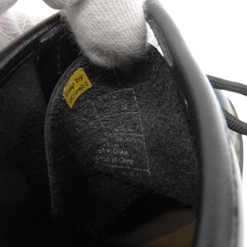 Dr.Martens Кожаные ботинки на 8 отверстий для женщин, черные, 5 1460W обувь 6(Великобритания) черныйИспользованный