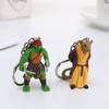 6 шт./комплект Брелок Черепашки-ниндзя Аниме Подвеска для рюкзака Кавайный Брелок для ключей автомобиля Украшение Косплей Брелок Игрушка Подарок
