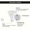 4 шт. Светодиодная лампа-прожектор GU10 AC220V 3 Вт 6 Вт 9 Вт 12 Вт Угол луча 180 градусов Высокий люмен Внутренние светодиодные энергосберегающие лампы