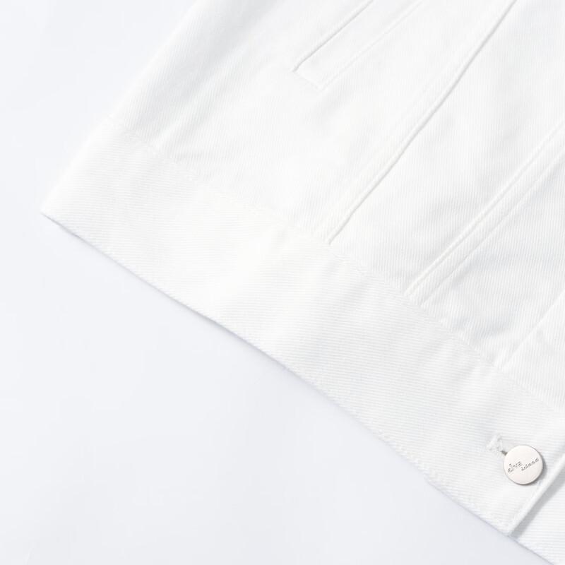 Женская весенняя джинсовая куртка с лацканами Elva's Island