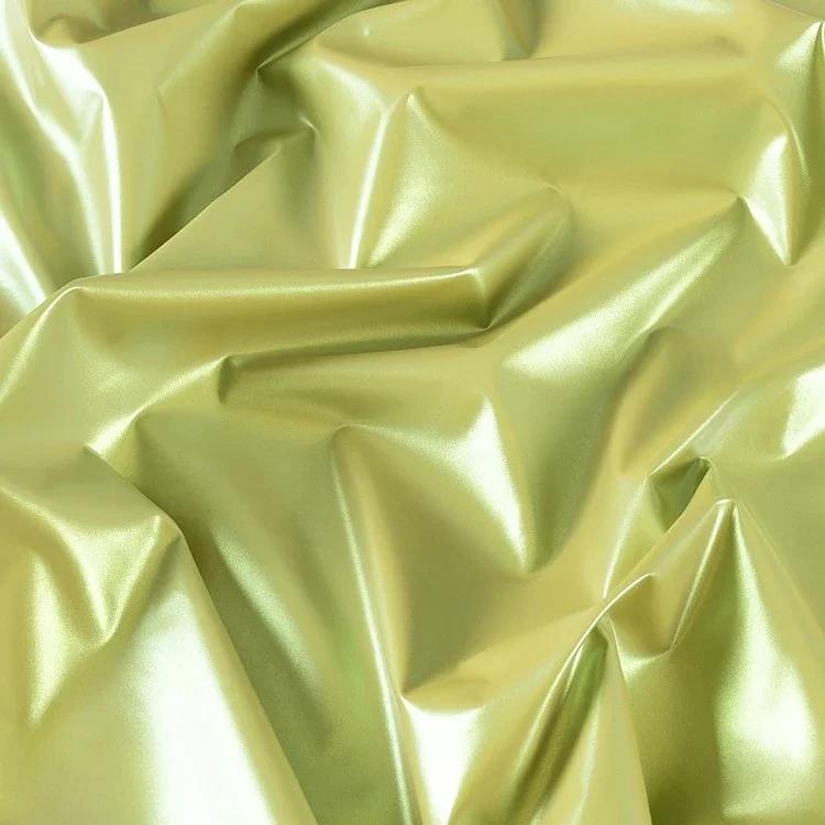 100x150 см искусственная кожа хамелеон водонепроницаемый пуховик ткань глянцевая симфония градиент для кожаной куртки ткани материалы