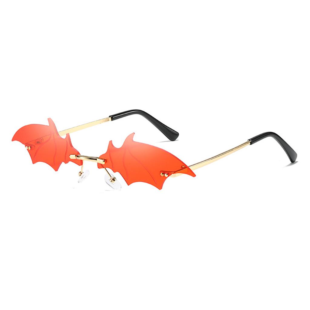 Солнцезащитные очки летучая мышь для мужчин и женщин, трендовые цветные уличные солнцезащитные очки