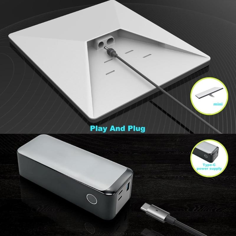 Мощный кабель для быстрой зарядки PD100W Длина 300/500 см Водонепроницаемый Замена для портативных спутниковых систем