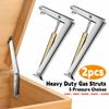 2Pcs Heavy Duty Gas Springs 3KG-20KG Gas Struts Soft Close Lid Support Hinges Automatic Slow Lowering Safe Pneumatic Lid Lifters