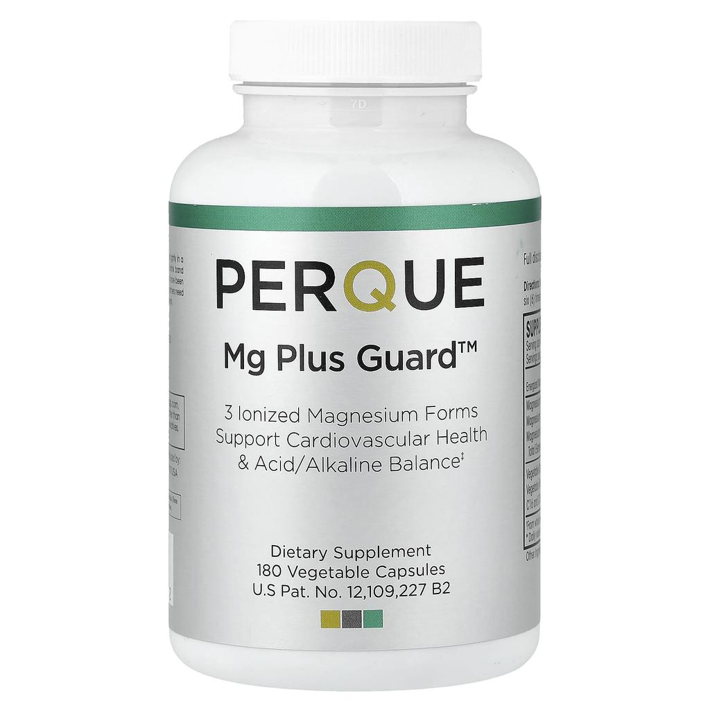 PERQUE, Mg Plus Guard™, Овощные капсулы 180 таблеток