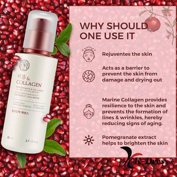 The Face Shop Сыворотка-лифтинг для объема с гранатом и коллагеном 80 мл