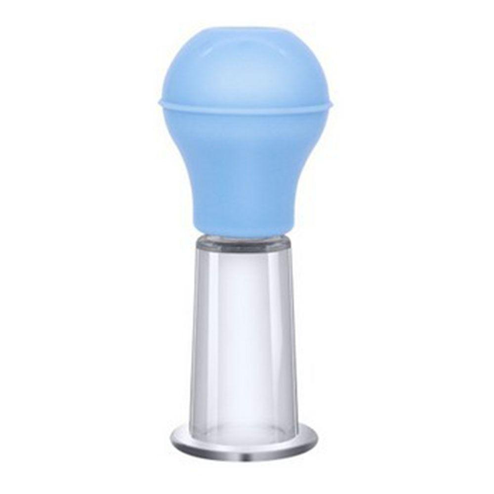 Pink/Blue Facial Massage Cup PVC Skin Scraping Cup 3 Sizes Vacuum Cup Home Beauty