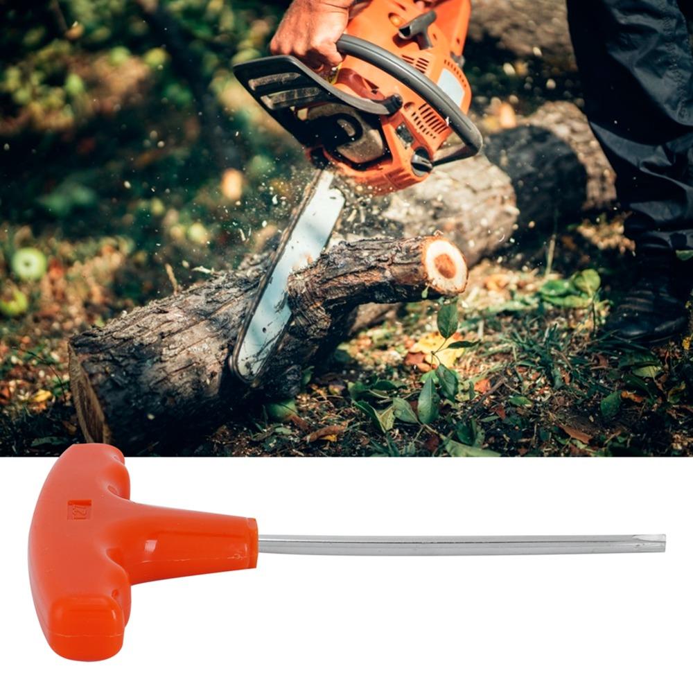 3PCS T27 T-Handle Screwdriver 45 Steel Star Key Wrench Chainsaw Adjustment Tool for Stihl, Makita