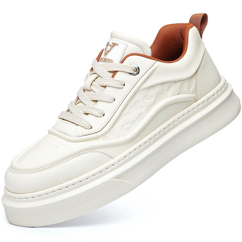 Весна и Осень новая мужская легкая повседневная кожаная обувь мужская ручной работы онлайн спортивный стиль универсальные кеды