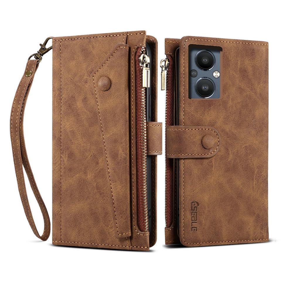 A79 A74 A54S A38 A16 Кожаный Чехол Молния Crossbody RFID для OPPO A96 A95 A94 A72 A55 A53 S A15 A 18 54 74 79 96 4G 5G Книга Funda