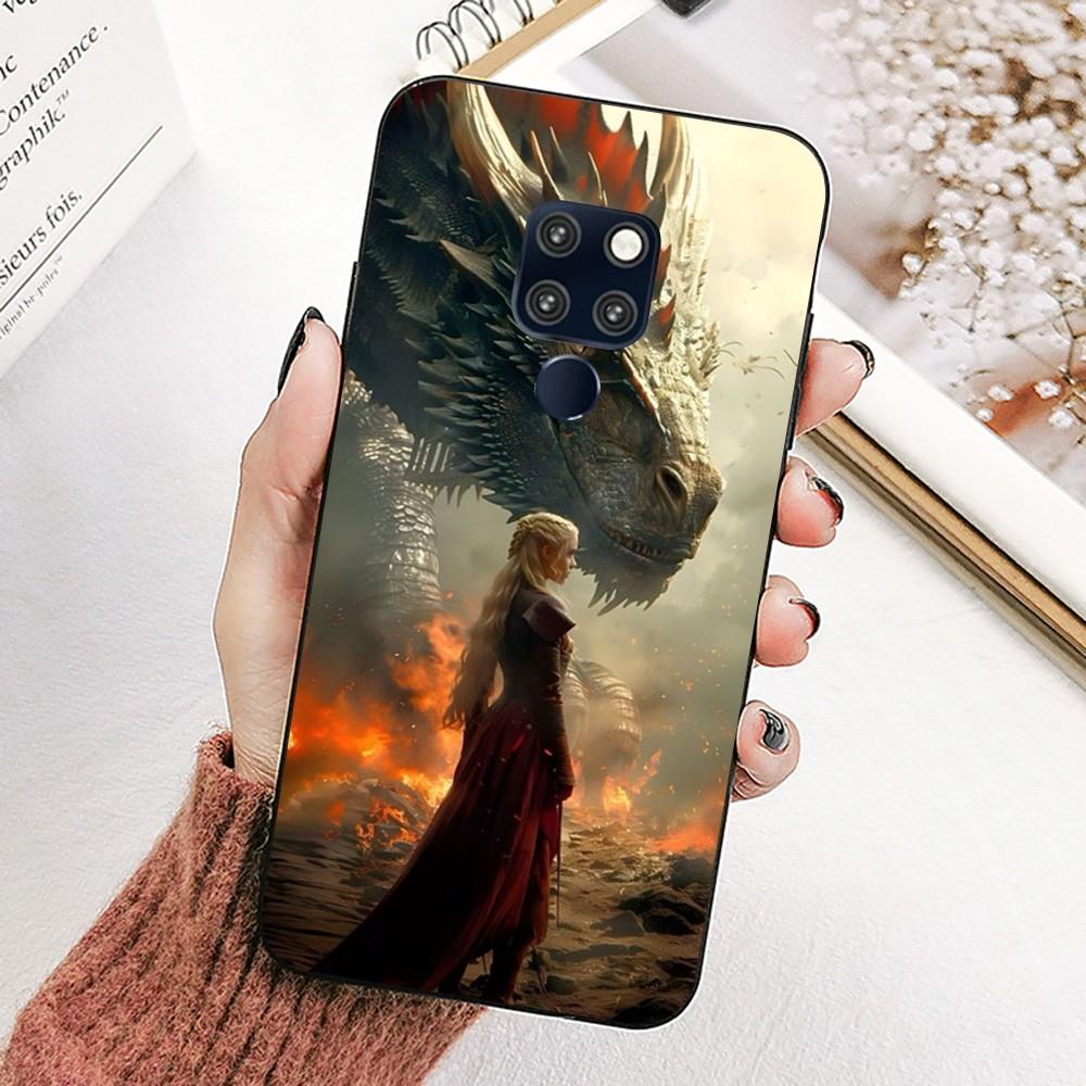 Dragon Mother Thrones Phone Case For Huawei Mate 10 20 30 40 50 Lite Pro Nova 3 3i 5 6 SE 7 Pro 7SE