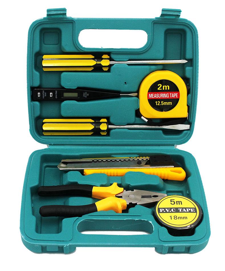 Auto Repair Tool Set: Wrench, Hammer, Screwdriver, Test Pen