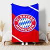 1pc Blanket - FC Bayern München logo Print Design, Lightweight Blanket for Sofa, Bed- Soft &Warm, Gift for All Seasons