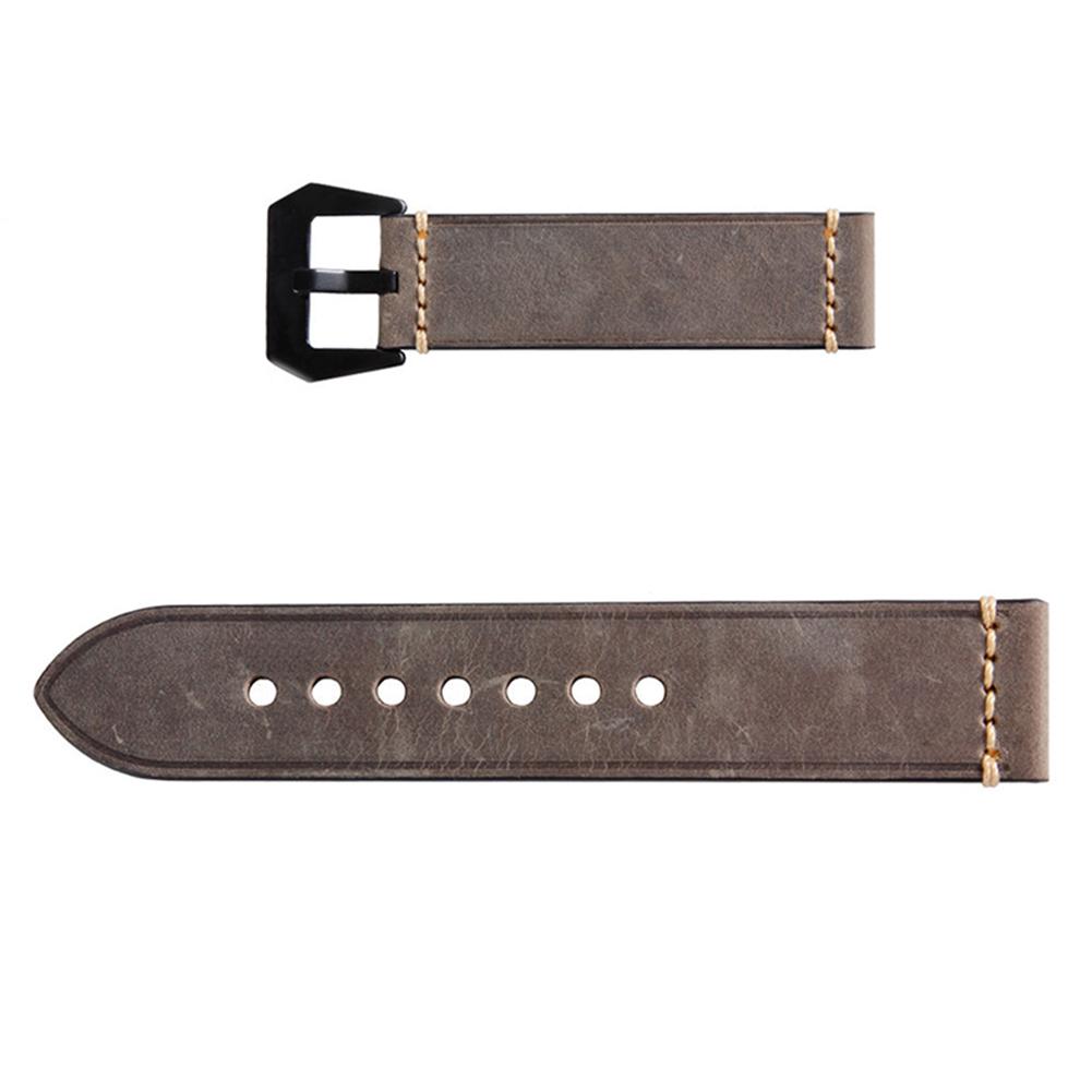125MM+75MM Manual Fashionable Genuine Leather Strap Watch Band for Apple Watch