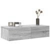 VidaXL Wall Shelf with Drawers Sonoma Grey Engineered Wood 859973