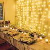 Новая гирлянда для штор 6x3M/3x3m на окно USB-питание гирлянда с дистанционным управлением год гирлянда огни рождественский декор