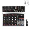 6 Channel O Mixer Professional Digital Mixing Console for Live Broadcast Karaoke and Stereo