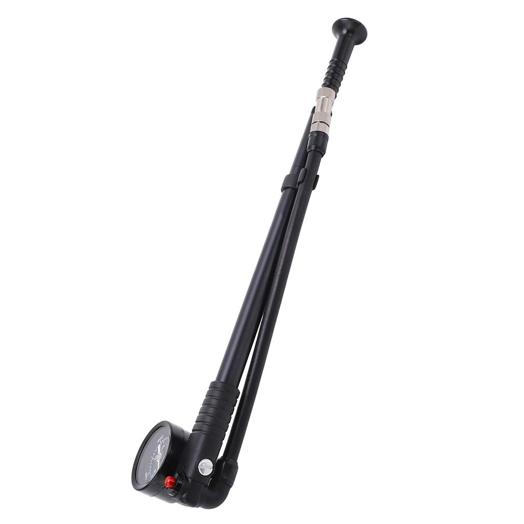 Shock Pump 300PSI Visual Pressure Dial 360 Degrees Rotation Inflation Tube Aluminum Alloy Bike Pump for