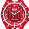 Diesel Framed Analog Black Dial Men's Watch, Red, Classic