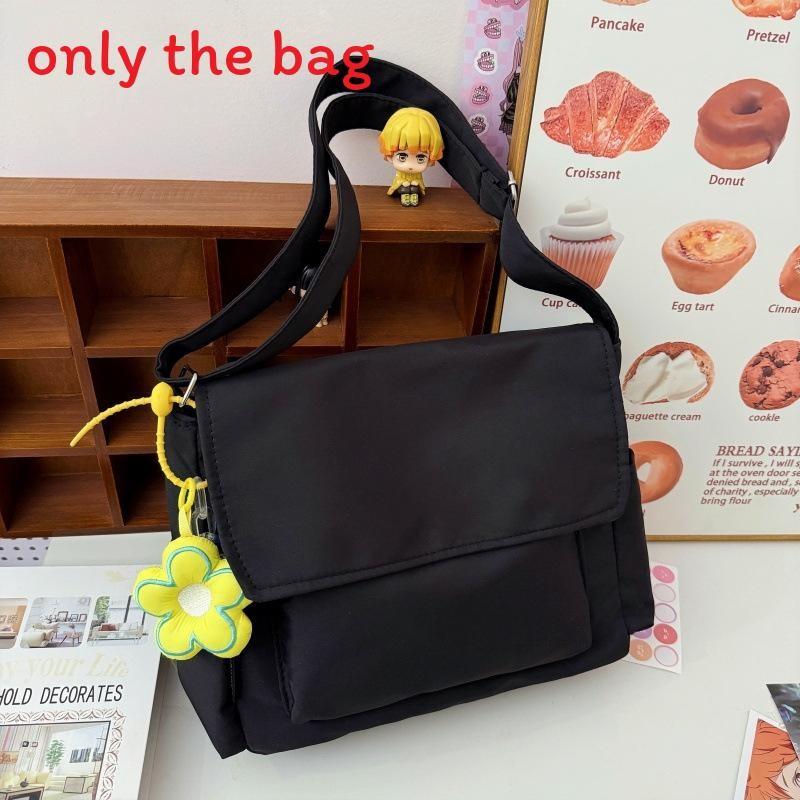 Nylon Casual Tote Bag For Students With Zipper Closure And Card Pocket For Daily Use