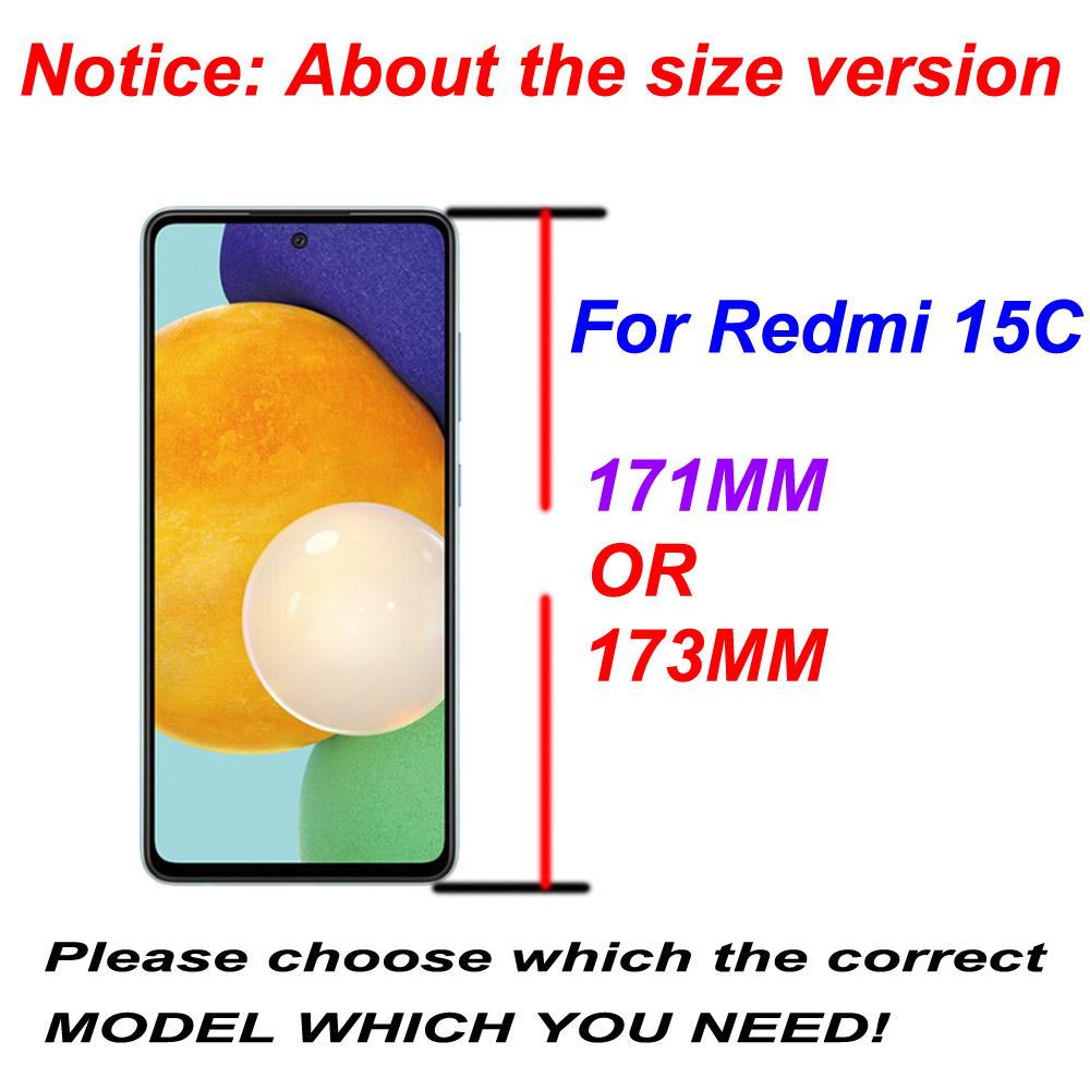 Redmi 15C 171&173MM Роскошный кожаный чехол Ретро кожаный кошелек-книжка Флип-магнит Полная защита Для Xiaomi Redmi15 C Redmi 15C Чехлы для телефонов