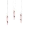 Rose Quartz Crystal Dowsing Pendulum