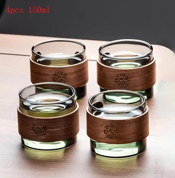 Fashion New Water Separation Inner Container Teapot One Click Magnetic Switch Tea Separation Filtration Glass Tea Pot