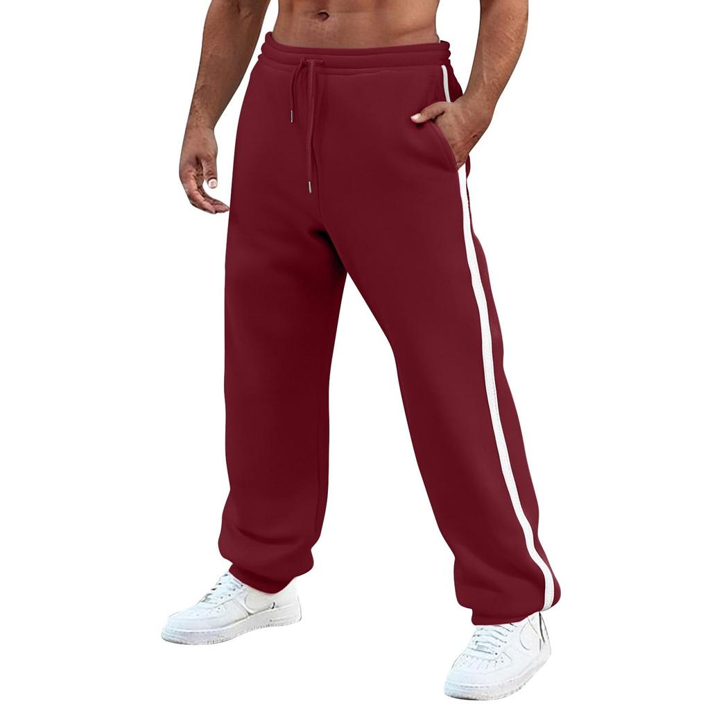 Men Trendy Fahion Drawstring Baggy Pant Casual Running Sweatpants