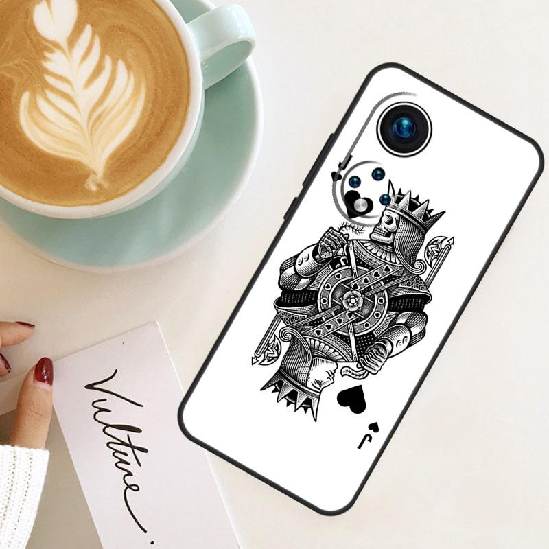Мультяшный Персонаж Покер Для Honor Magic 7 Lite 6 8 Pro Чехол Для Honor 200 400 50 70 90 X8c X8b X9a X9b X9c X9d Win RT