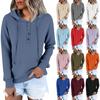 Women's Fashion Lightweight Long Sleeve Pullover Sweatshhirt