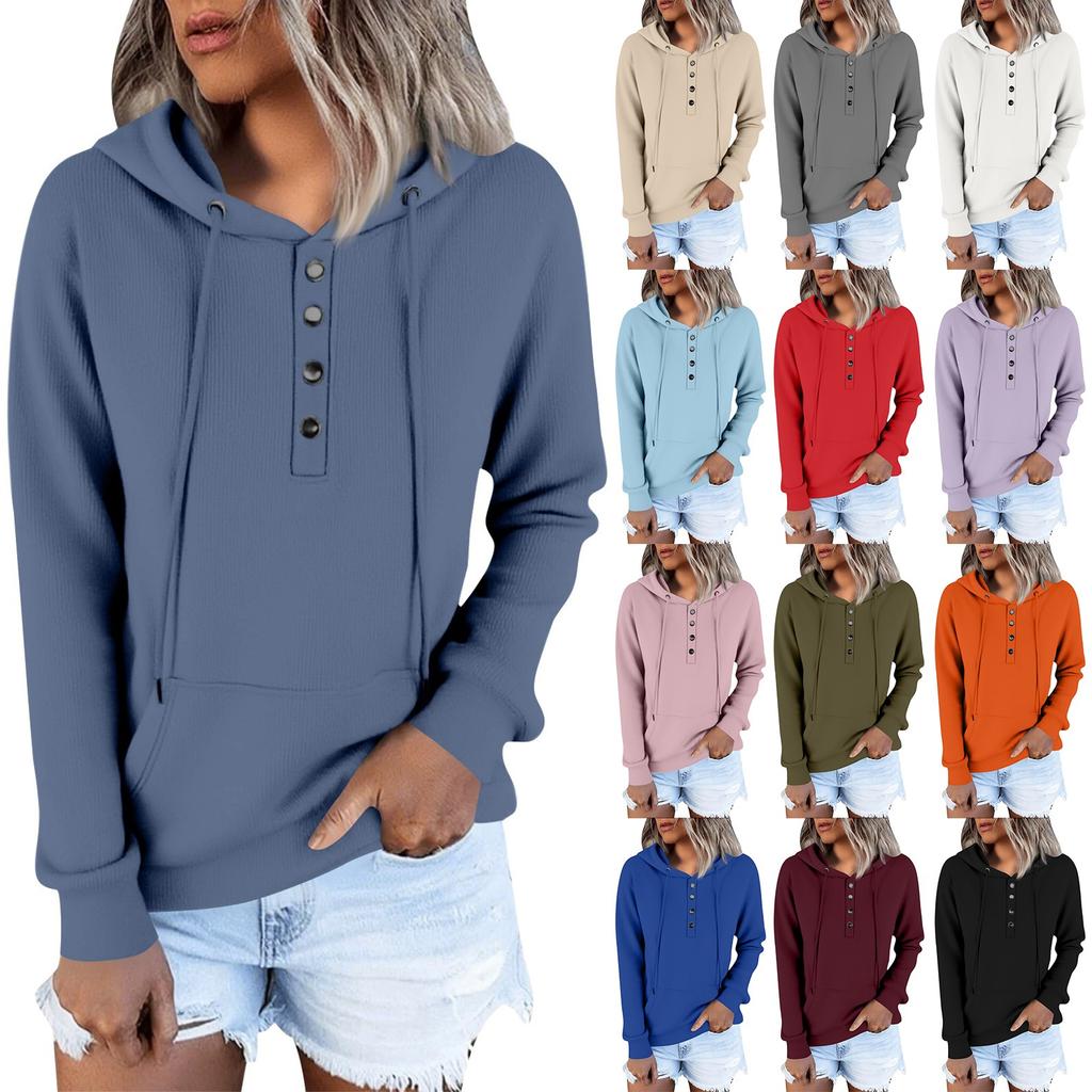 Women's Fashion Lightweight Long Sleeve Pullover Sweatshhirt