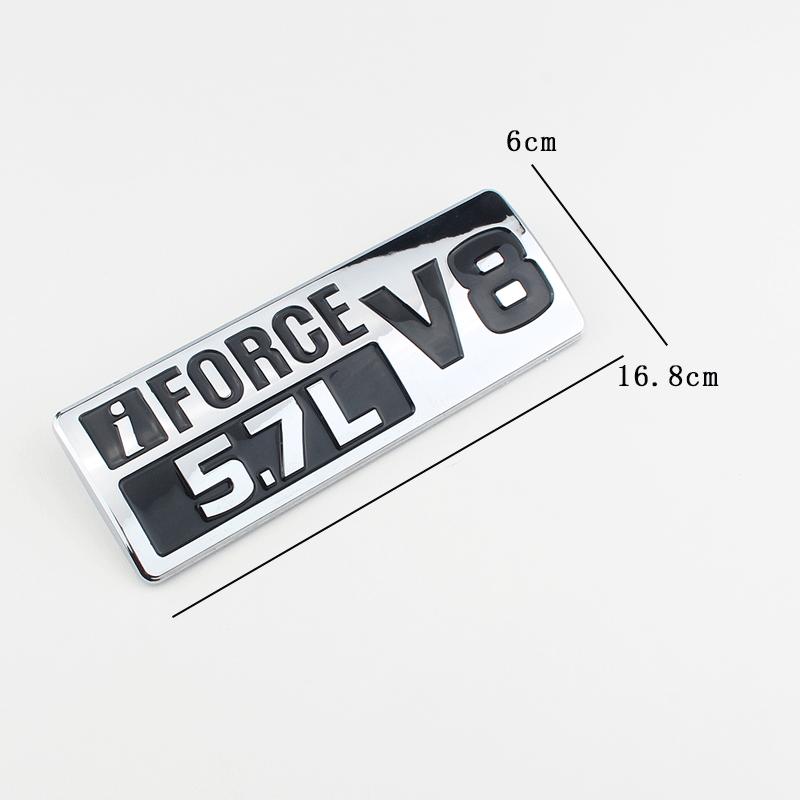 TUNDRA IFORCE 5.7L V8 sticker car logo TRD pickup truck logo