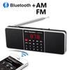Digital Portable Radio AM FM Bluetooth Speaker Stereo MP3 Player TF SD Card USB Drive Handsfree Call Rechargable Speakers
