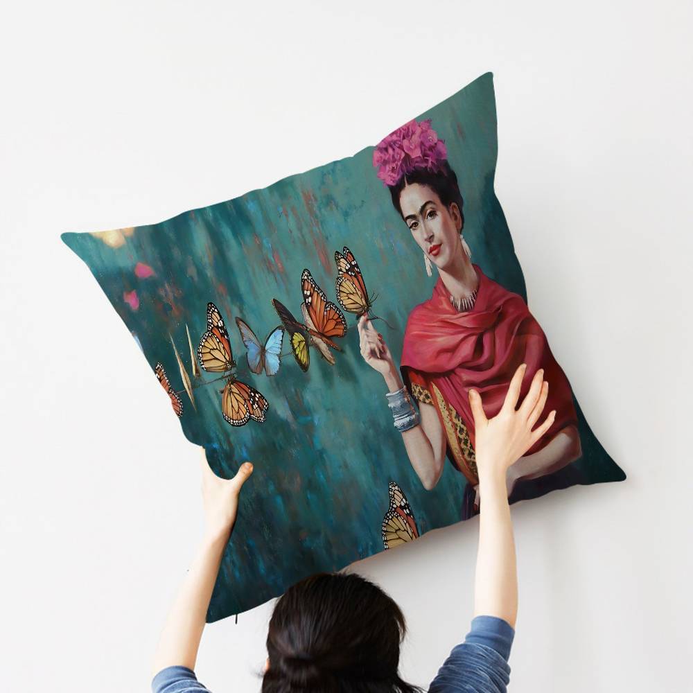 Art F-Fridas Painter K-Kahlos Pillow Cover for Bedroom Room and Living Room Sofa Decorative Cushion Cover