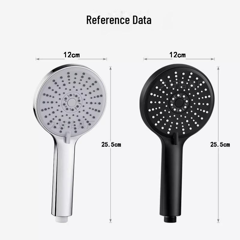 Большая пятискоростная насадка для душа с ручным управлением и водонагревателем Yuba