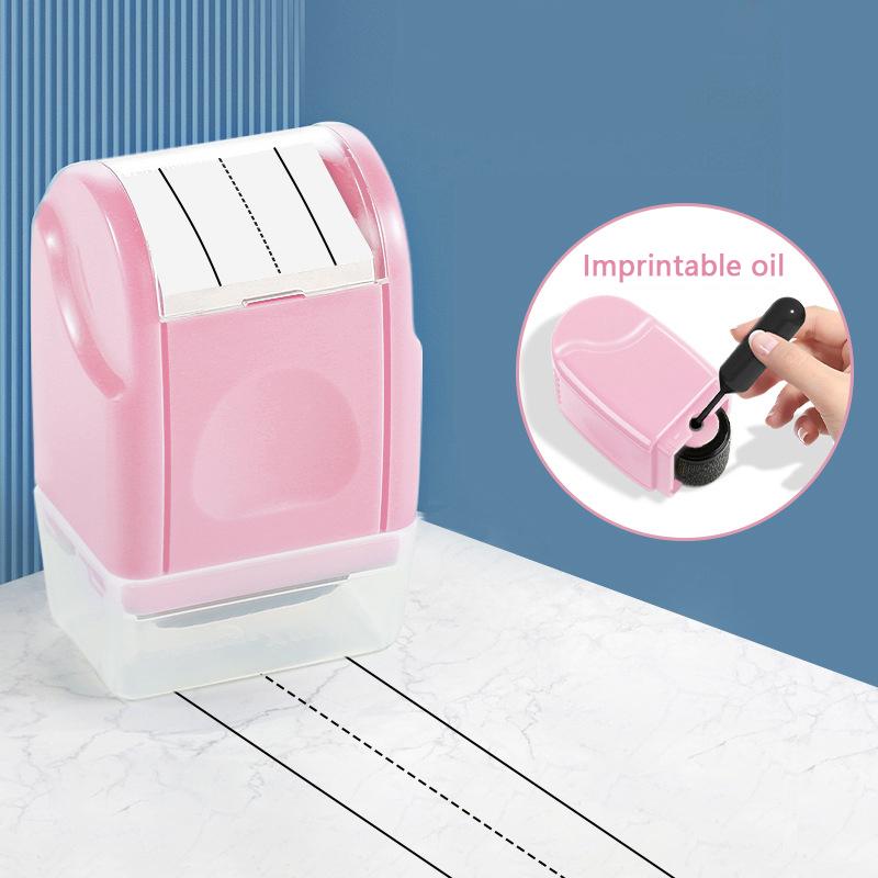 Dashed Handwriting Lines Practice Roller Stamp Self Inking Line Rolling Stamp Teacher Stamp
