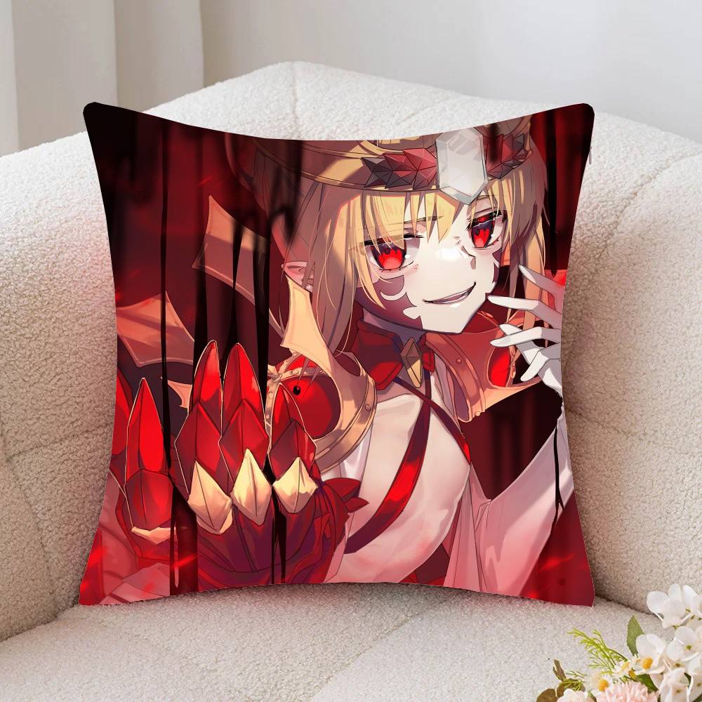 Игровой Подушка-чехол Fate Grand Order Зверь Модная Квадратная Наволочка Спальня Диван Комната Ins Декор Отдых