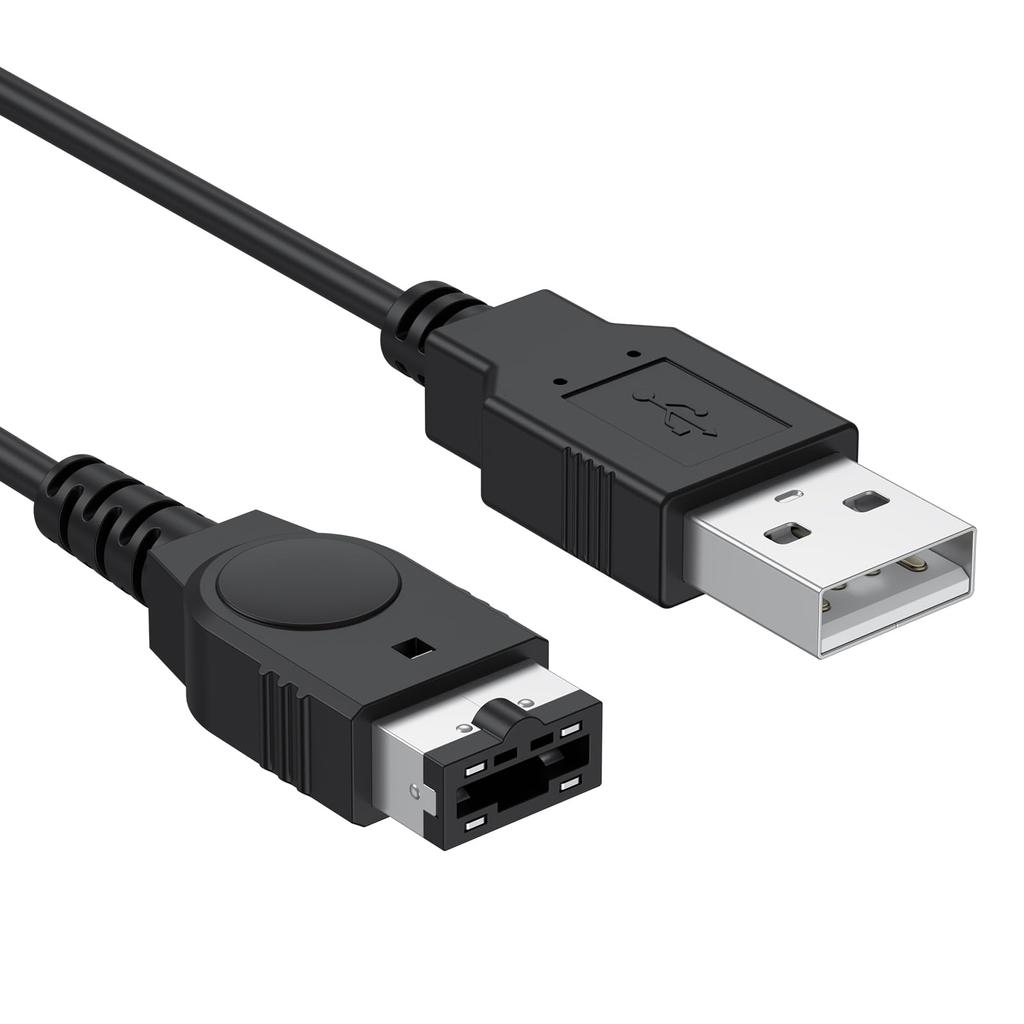 GBA NDS Compatible USB Charging Compatible Charger for Game Boy Advance SP and Nintendo Fast High Durability Design SP/Original Cable DS, 1.2M
