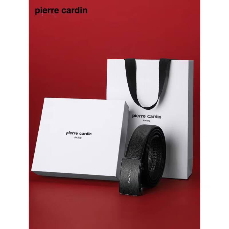 Pierre Cardin Мужской кожаный ремень с автоматической пряжкой
