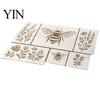 Garden Painting Templates Bloom Wall Stencil Kit, Reusable Floral Templates, DIY Plastic Stencils Art Modular for Walls Wood Fences Home Improvement