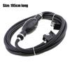 Fuel Line Hose Hand Squeeze Excellent Seal Property Stable Performance Deliver Fuel with Rubber Pump Fuel Gas Hose Line Assembly for Boats