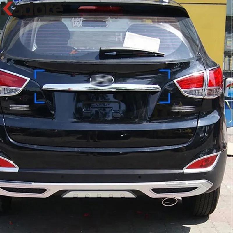 Хромированная декоративная накладка на крышку багажника для Hyundai Tucson IX35 2010 2011 2012, Аксессуары
