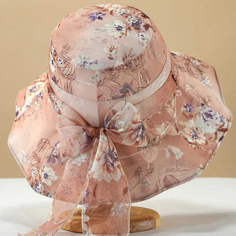 Женщины среднего и пожилого возраста;Шляпы весной и летом, мама;s Солнцезащитный козырек, тонкая дышащая шляпа для бассейна и летняя шляпа от солнца.