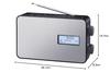 Panasonic RF-300BT-K Radio, FM/AM, Wide FM, Bluetooth Compatible, IPX4 Equivalent, Water-Resistant, Black