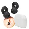 Ear Plugs Made of Silicone Soft Noise Reduction Noise Canceling Simple Lightweight Plane Night Bus 3 Size Set